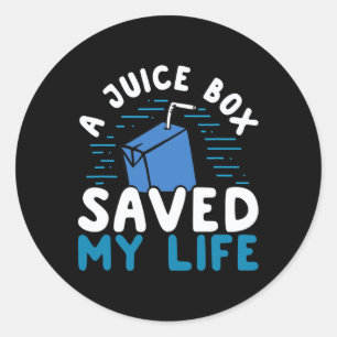 Adesivo Redondo Caixa de Juice de Sensibilização para Diabetes Tip