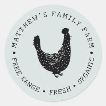 Caixa de ovos de galinha com Fazenda simples e vin