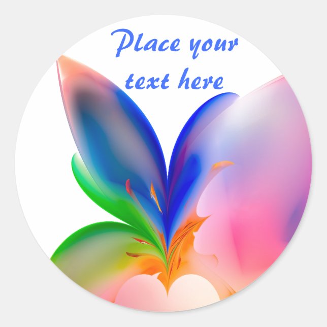 Adesivo Redondo Caixa de Presente do Grande Arco (Frente)