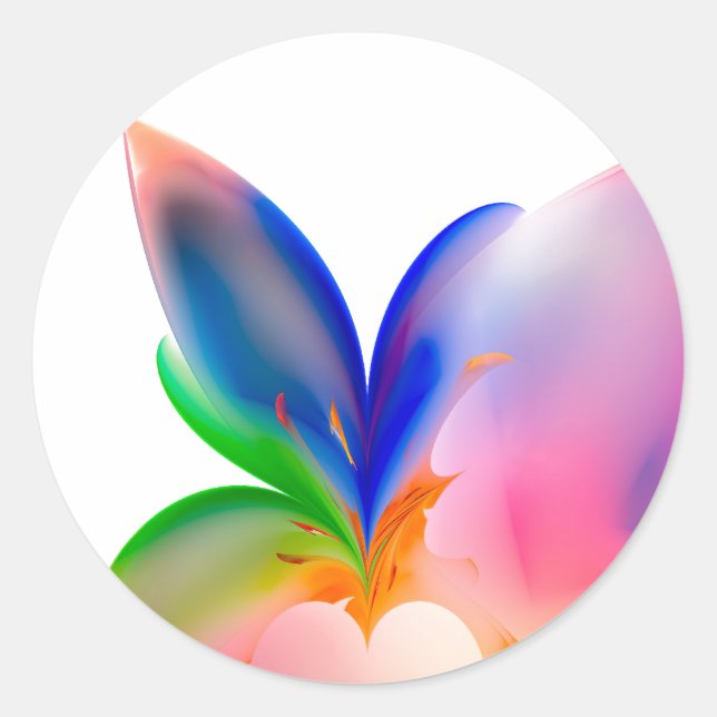 Adesivo Redondo Caixa de Presente do Grande Arco (Frente)