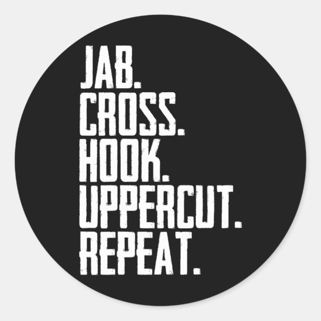 Adesivo Redondo Caixa de Seleção de Repetição de Corte Cruzada Esp (Frente)