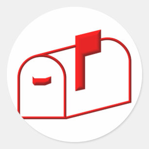 Adesivo Redondo Caixa postal