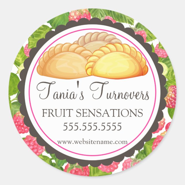 Adesivo Redondo Caixas de Panificação de Volume (Frente)