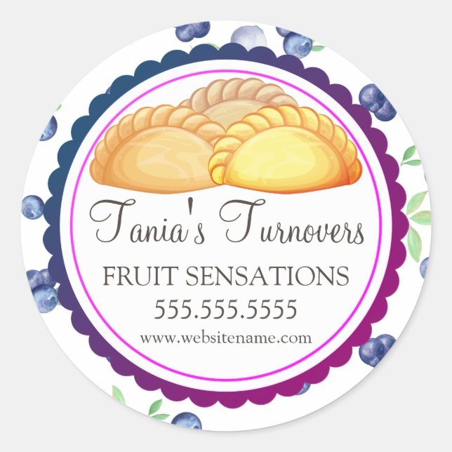 Adesivo Redondo Caixas de Panificação de Volume (Frente)