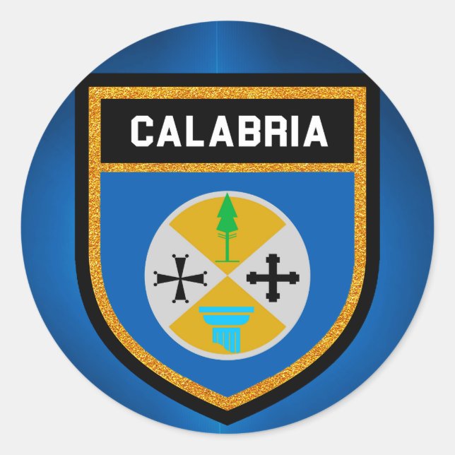 Adesivo Redondo Calábria (Frente)