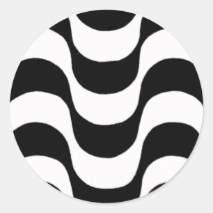 Adesivo Redondo Calçadão de Copacabana