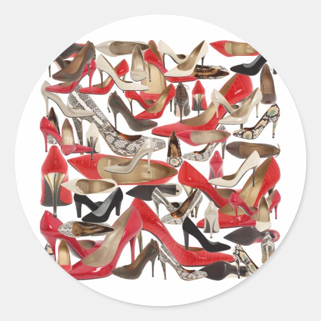 Adesivo Redondo calçados (Frente)