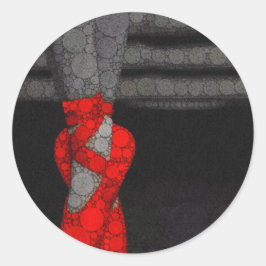 Adesivo Redondo Calçados Ballerina Balé