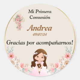 Adesivo Redondo Calcomanía