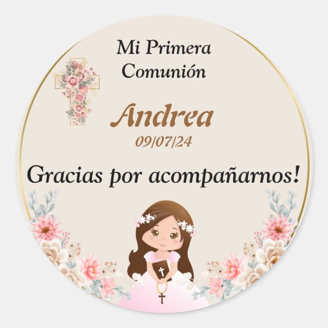 Adesivo Redondo Calcomanía (Frente)