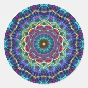 Adesivo Redondo Caleidoscópio com ventilador interior
