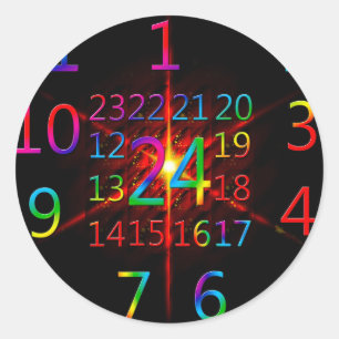 Adesivo Redondo Calendário Avançado