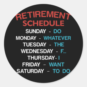 Adesivo Redondo Calendário de Agendamento de Aposentadoria Cotrab