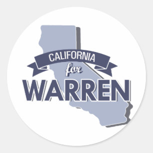 Adesivo Redondo CALIFÓRNIA FOR WARREN - 2016.png