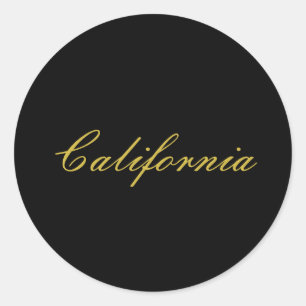 Adesivo Redondo California Sticker