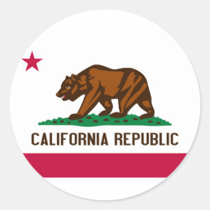 Adesivo Redondo California Sticker
