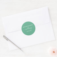 Caligrafia, Casamento Verde, Envelope Seals