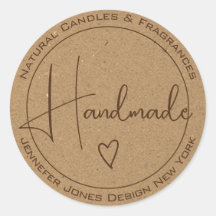 Caligrafia Elegante Papel Kraft Manipulado