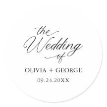 Caligrafia Moderna Elegante Negra