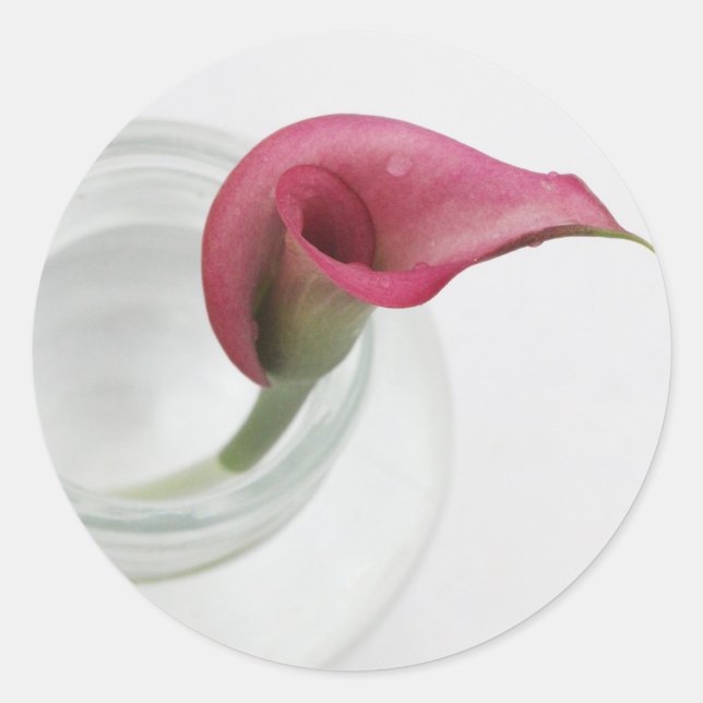 Adesivo Redondo Calla Lily (Frente)