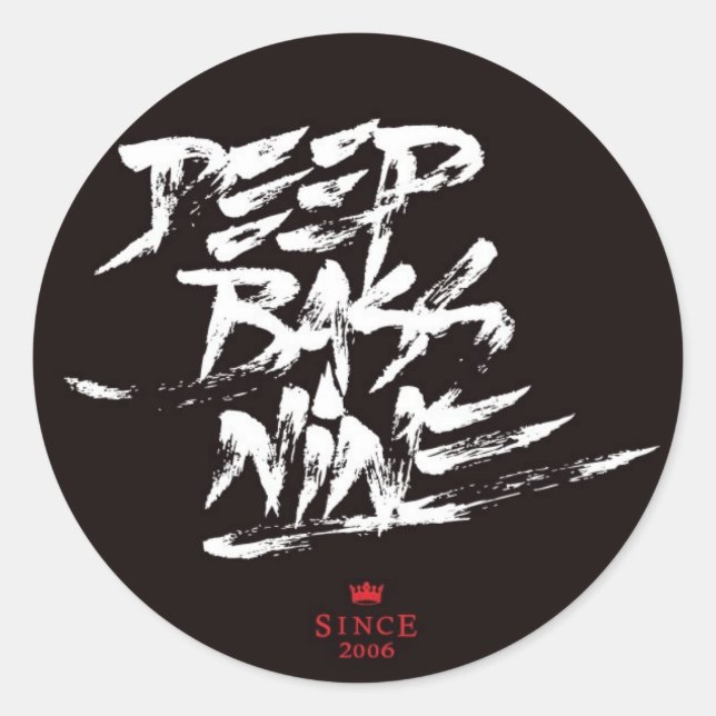 Adesivo Redondo Calligraffiti Por Flixx (Frente)