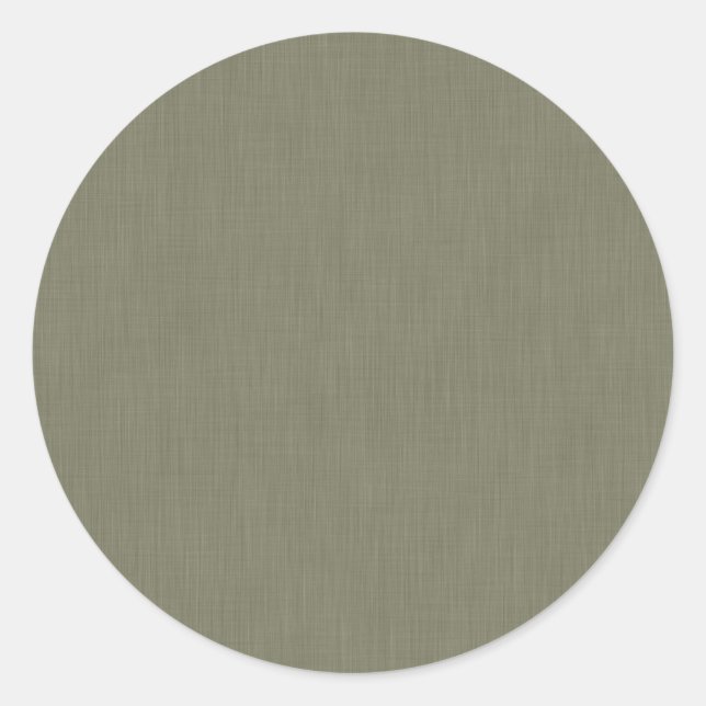 Adesivo Redondo Calm & simple olive green textured background  (Frente)