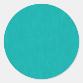 Adesivo Redondo Calmo & simples  Fundo texturizado turquesa