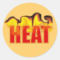 Calor com Chamas de Queima Nome Dif Marcador