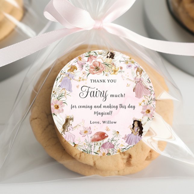 Adesivo Redondo Camadas de Branca - Prados de Jardim Flor de Anive (Criador carregado)