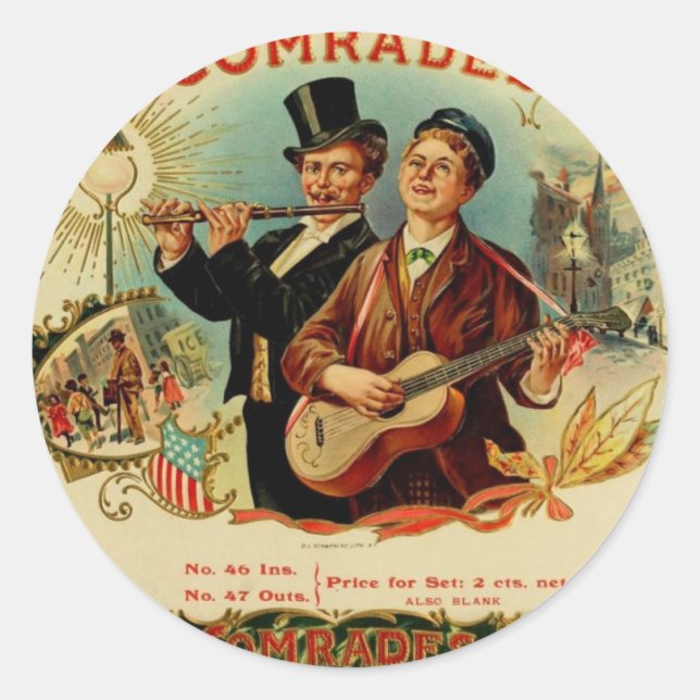 Adesivo Redondo Camaradas (Frente)