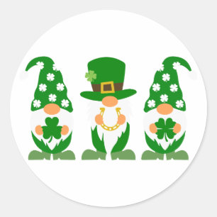 Adesivo Redondo Camarões - Símbolo da Sorte e do Orgulho Irlandês