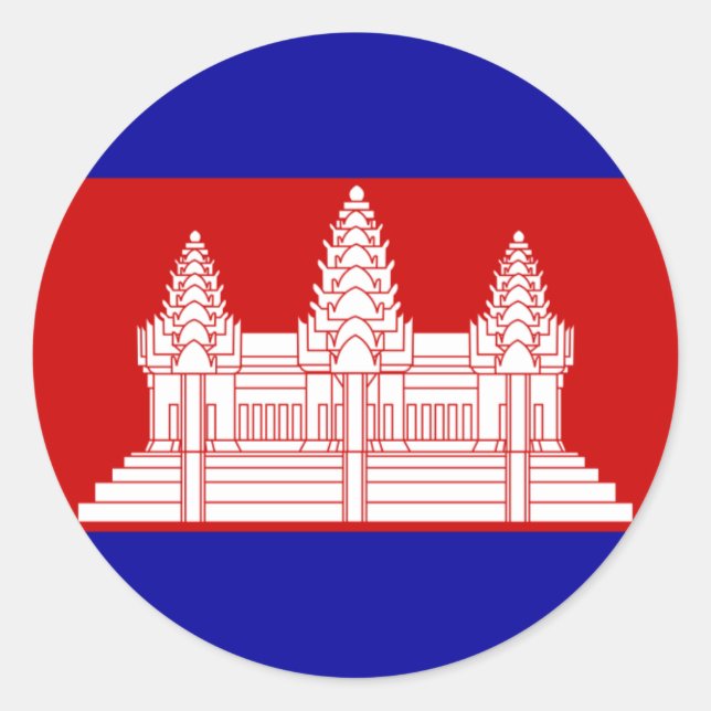 Adesivo Redondo camboja (Frente)