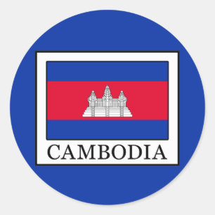 Adesivo Redondo Camboja