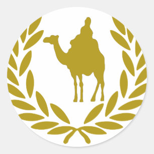 Adesivo Redondo camel-laurel-crown.png