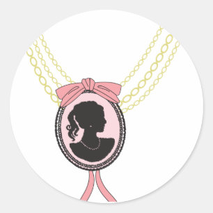 Adesivo Redondo cameo