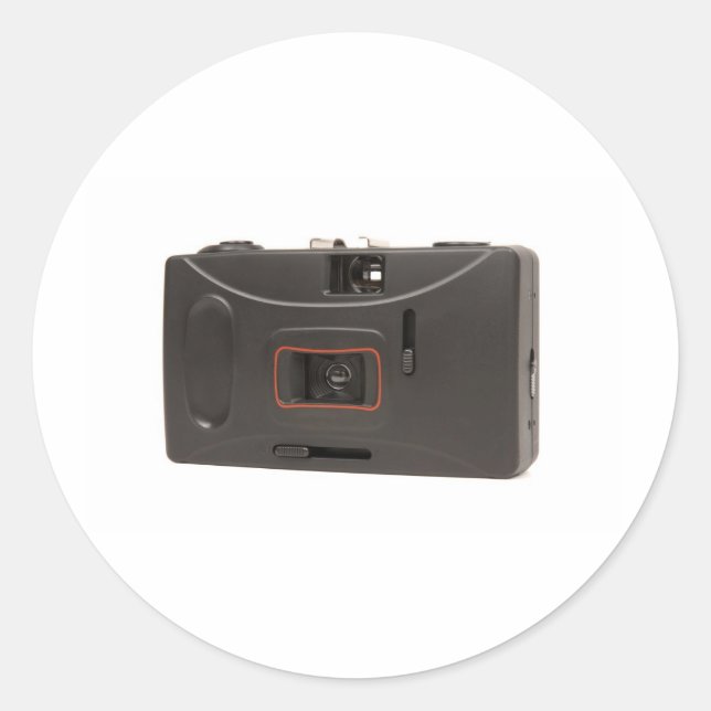 Adesivo Redondo Câmera descartável (Frente)
