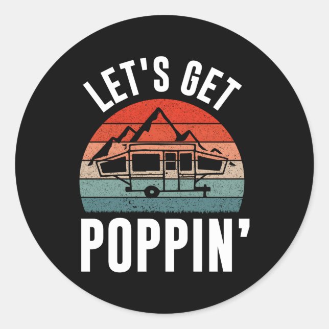 Adesivo Redondo Camg Rv Pop Para Cima Do Pop (Frente)