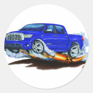 Adesivo Redondo Caminhão do azul de Crewmax da tundra de Toyota