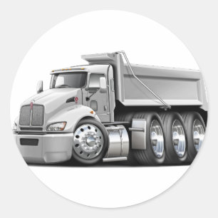 Adesivo Redondo Caminhão do branco de Kenworth T440