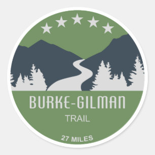 Adesivo Redondo Caminho Burke-Gilman
