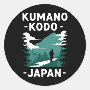 Adesivo Redondo Caminho de Peregrinação Kumano Kodo Japão