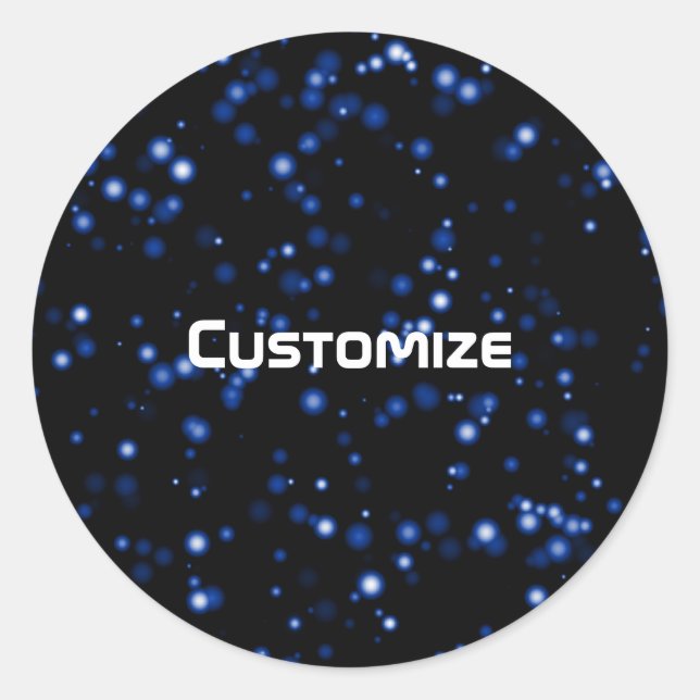 Adesivo Redondo Caminho espacial - Modelo (Frente)