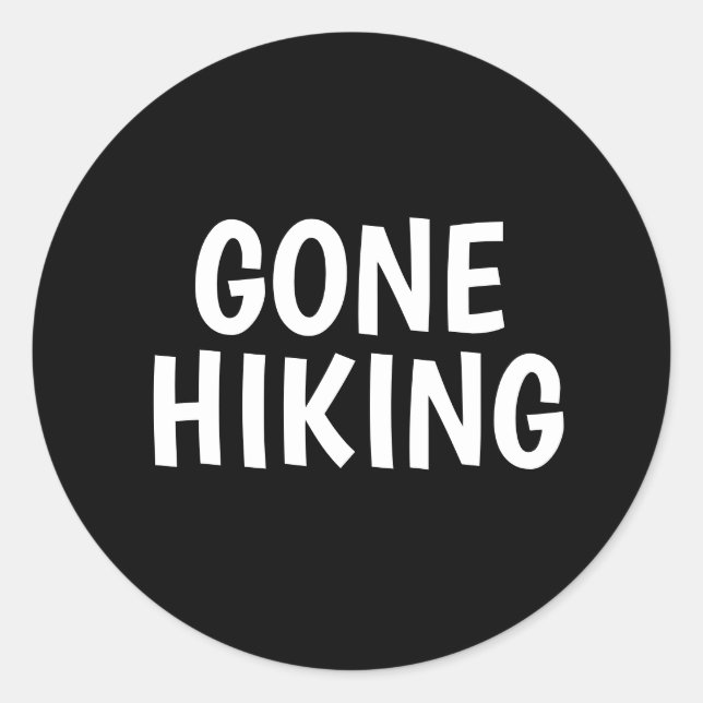 Adesivo Redondo Caminho Isolado (Frente)