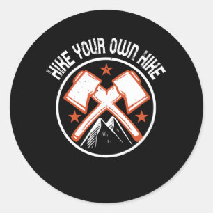 Adesivo Redondo Caminho - Seguir Seu Próprio Caminho