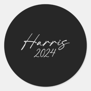 Adesivo Redondo Camisa 2024 Para O Presidente 47 Kamala Harris 202