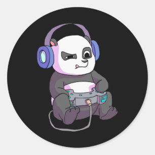 Adesivo Redondo Camisa de Gamer Para Meninos Garota Adolescente Pa