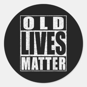 Adesivo Redondo Camisa de Mais velho Idoso Vidas Antigas _2
