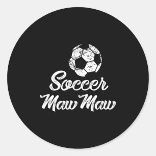 Adesivo Redondo Camisa de presente da Mawmaw de futebol engraçado