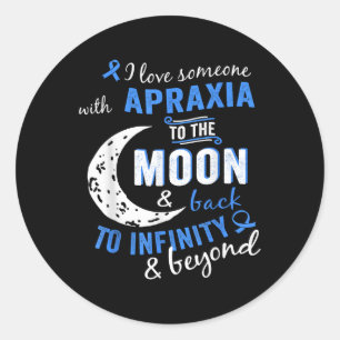 Adesivo Redondo Camisa De Sensibilização Apraxia - Camisa T Apraxi