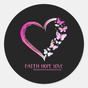 Adesivo Redondo Camisa de Sensibilização do cancer1